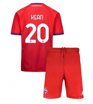 Fiorentina Moise Kean #20 Tercera Equipación Niños 2024-25 Manga Corta (+ Pantalones cortos)